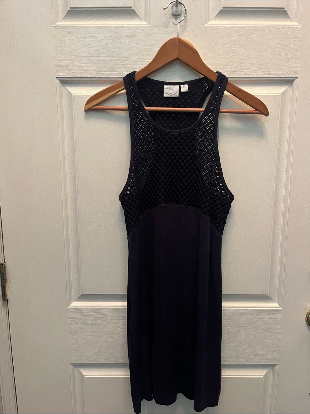 PRE-OWNED BEACH BREAK JUNIORS NAVY COVER UP- MEDIUM